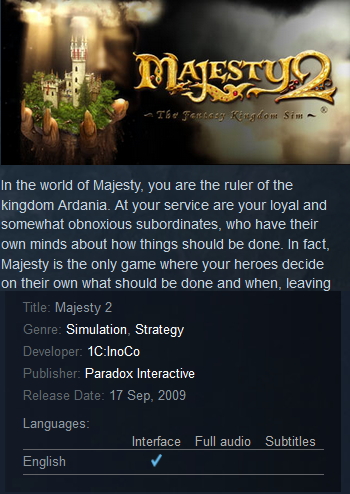 Majesty 2 Steam - Click Image to Close